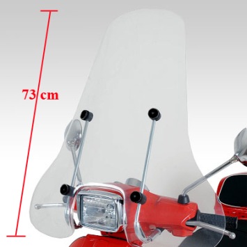 windscherm hoog + bev. set vespa S