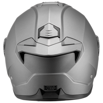 Beon B711 Mat Titanium Systeemhelm met zonnevizier