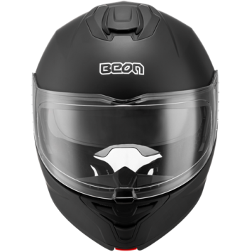 Beon B711 Mat Zwart Systeemhelm met zonnevizier