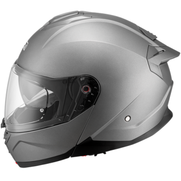 Beon B711 Mat Titanium Systeemhelm met zonnevizier