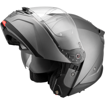 Beon B711 Mat Titanium Systeemhelm met zonnevizier