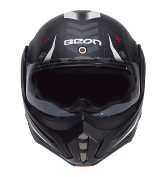 Beon B702 Reverse Stratos Mat Zwart Decall