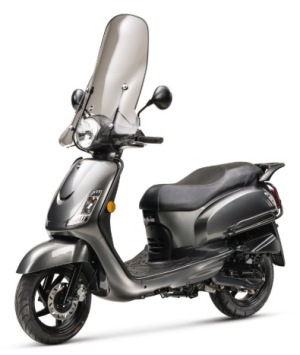 Sym Fiddle 2 Euro 5 + Accessoires bundelvoordeel